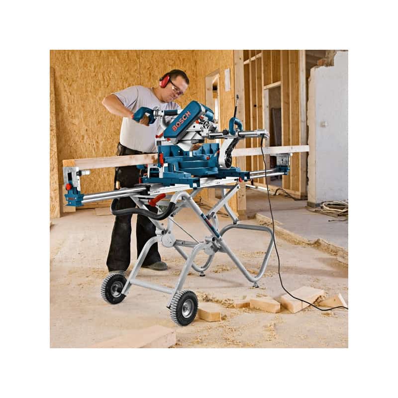 Scie Radiale BOSCH + Onglet 2000 W – GCM12GDL + GTA2500W – Image 3