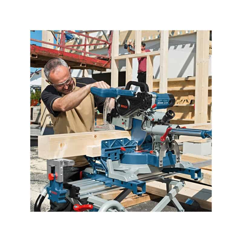 Scie Radiale BOSCH + Onglet 2000 W – GCM12GDL + GTA2500W – Image 5