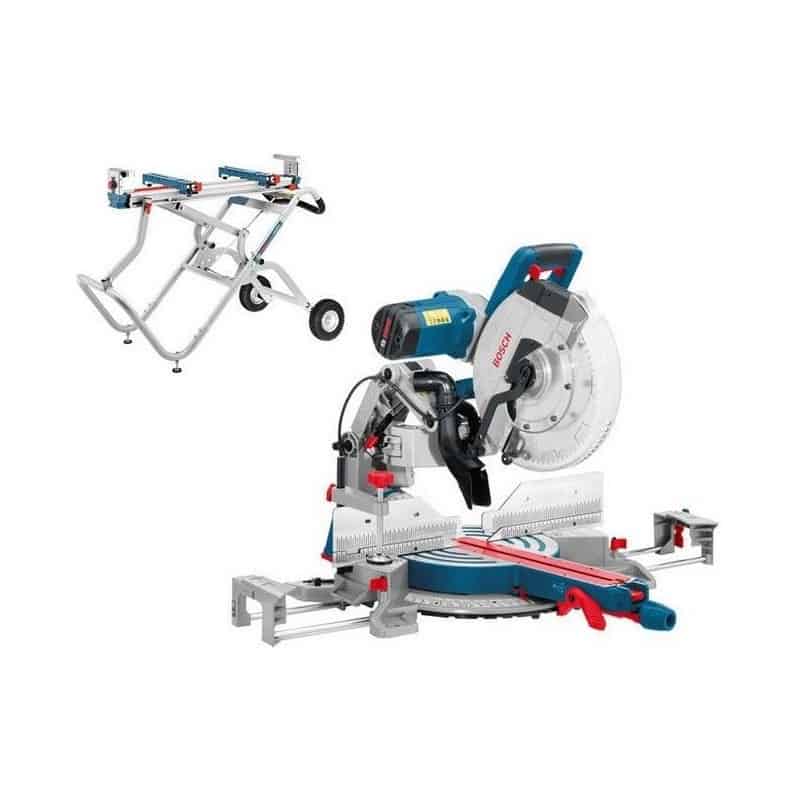 Scie Radiale BOSCH + Onglet 2000 W – GCM12GDL + GTA2500W – Image 10