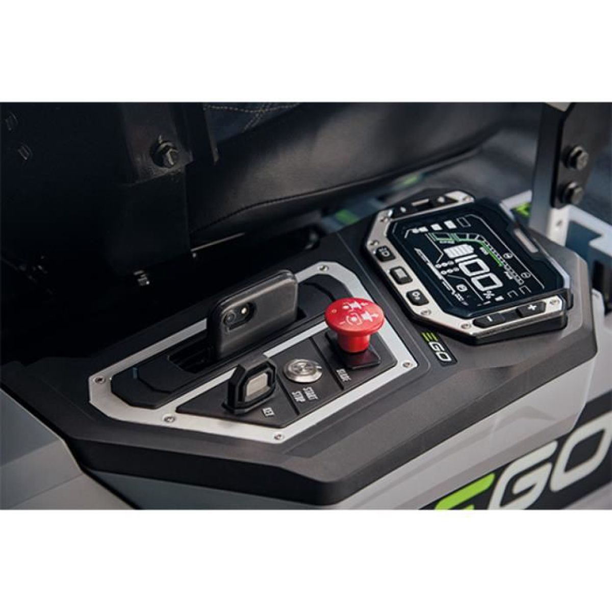 Tondeuse autoportée Z6 à volant, 107 cm coupe, braquage zéro + 4 batteries 2x 10Ah 2x 5Ah – Image 2