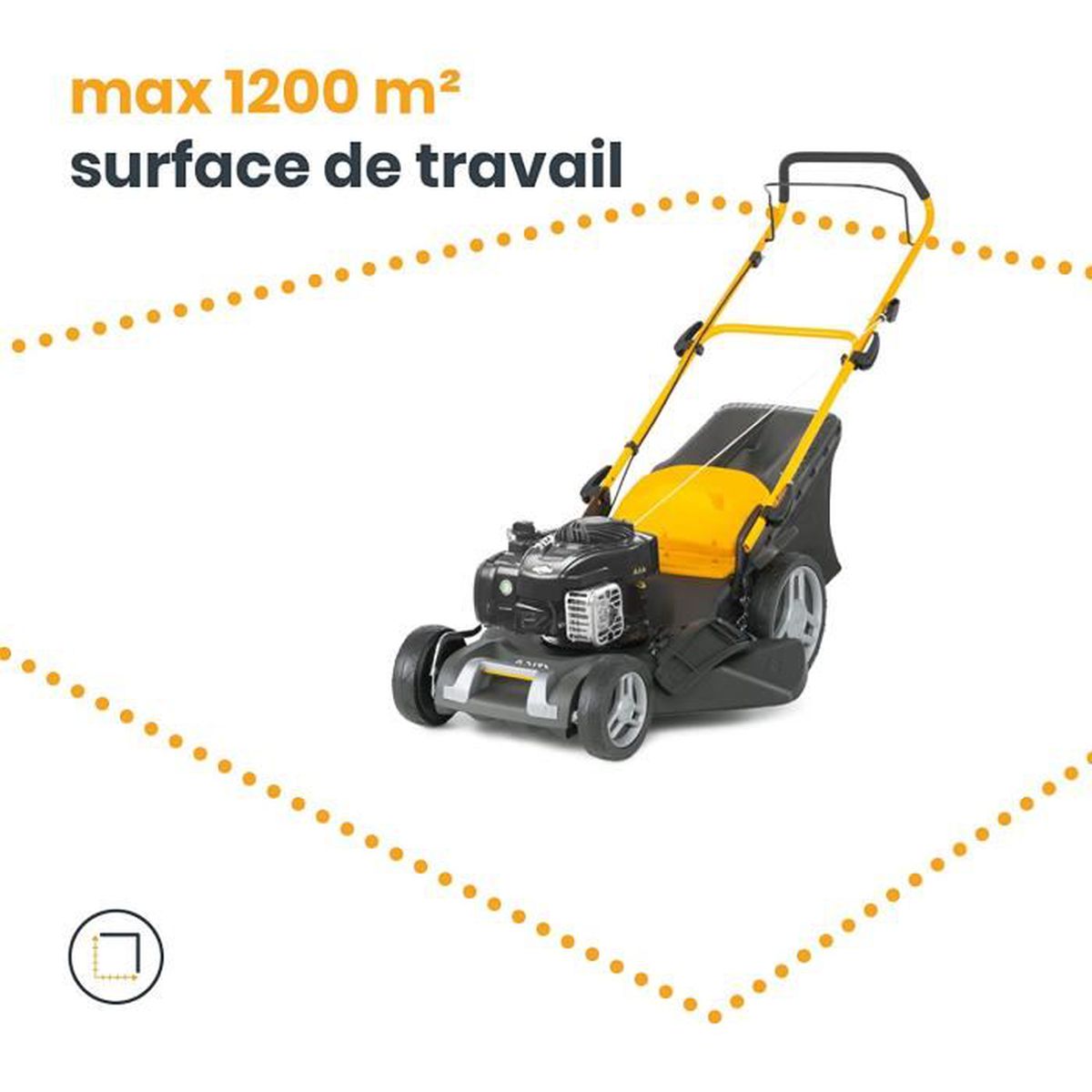 Tondeuse Thermique Combi 48 Q B Largeur Coupe 46 Cm 1790 W Bac Collecte 60 L – Image 3