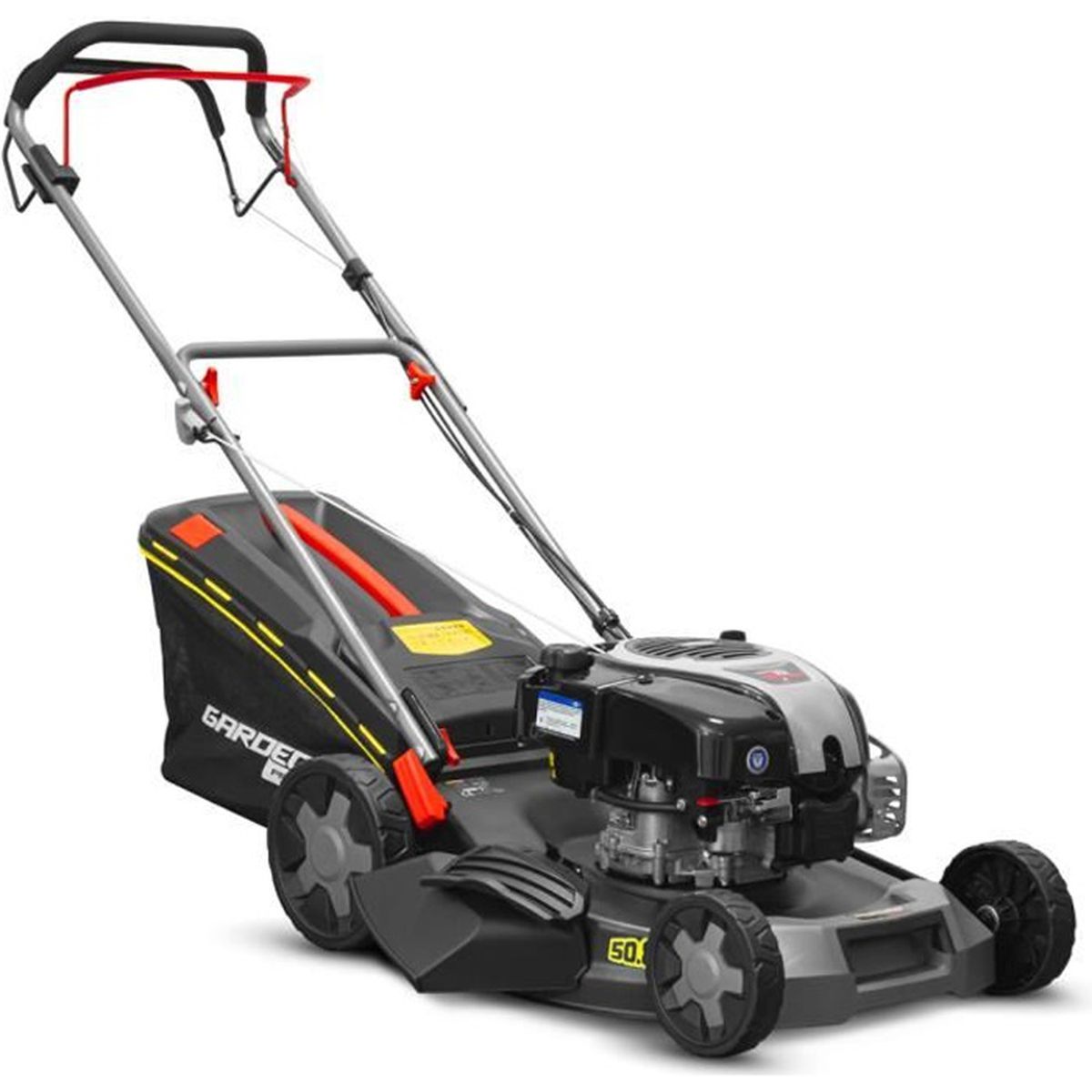 Tondeuse thermique tractée 161CC avec moteur Briggs and Stratton, mulching et éjection latérale – Gardeo Pro