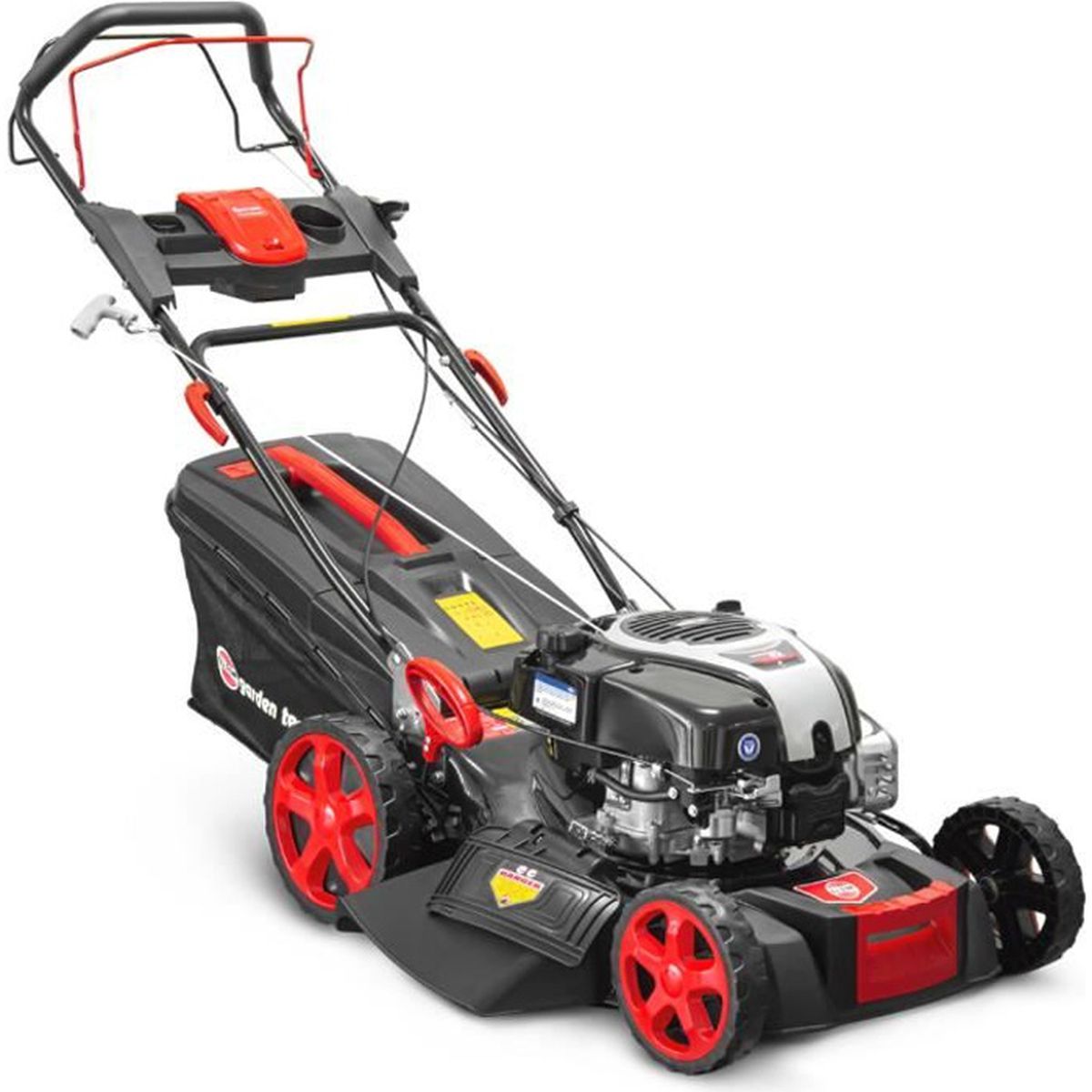 Tondeuse thermique tractée 161CC avec moteur Briggs and Stratton, mulching et éjection latérale – Elem Garden